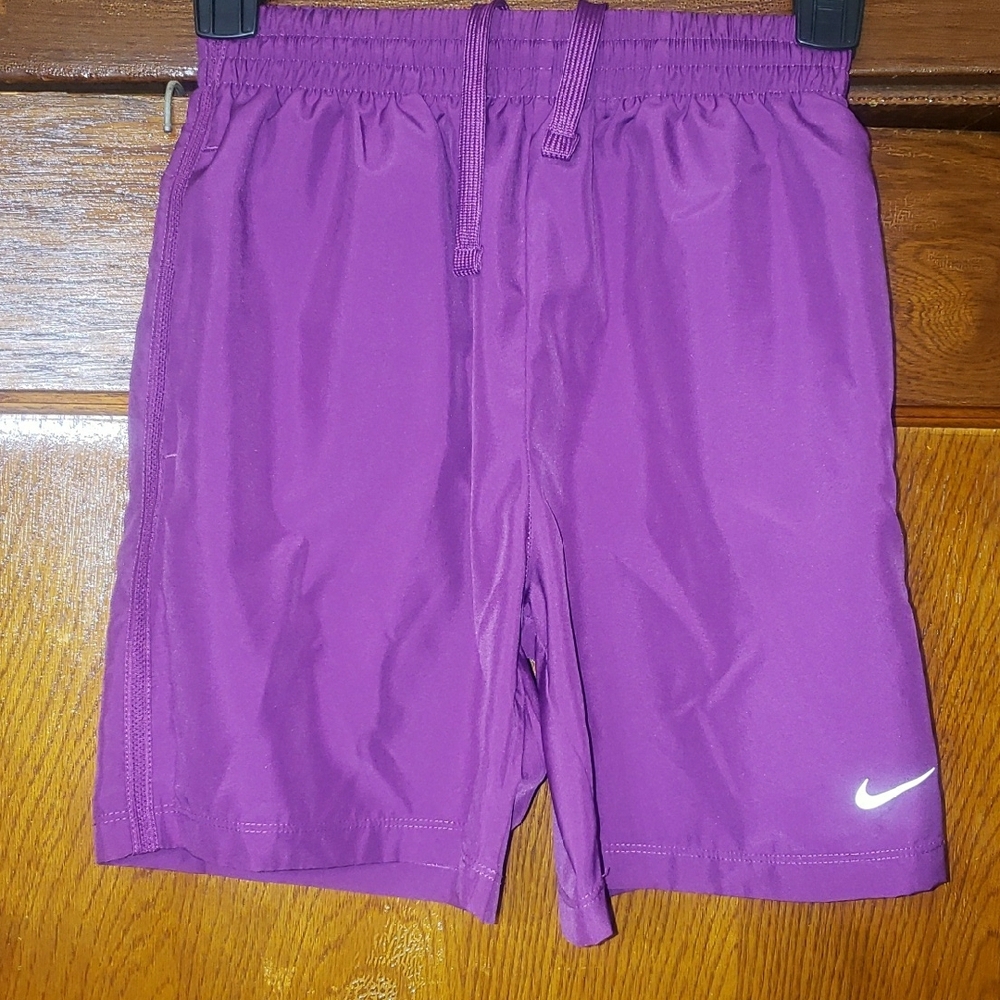 Kids Nike Purple Athletic Shorts